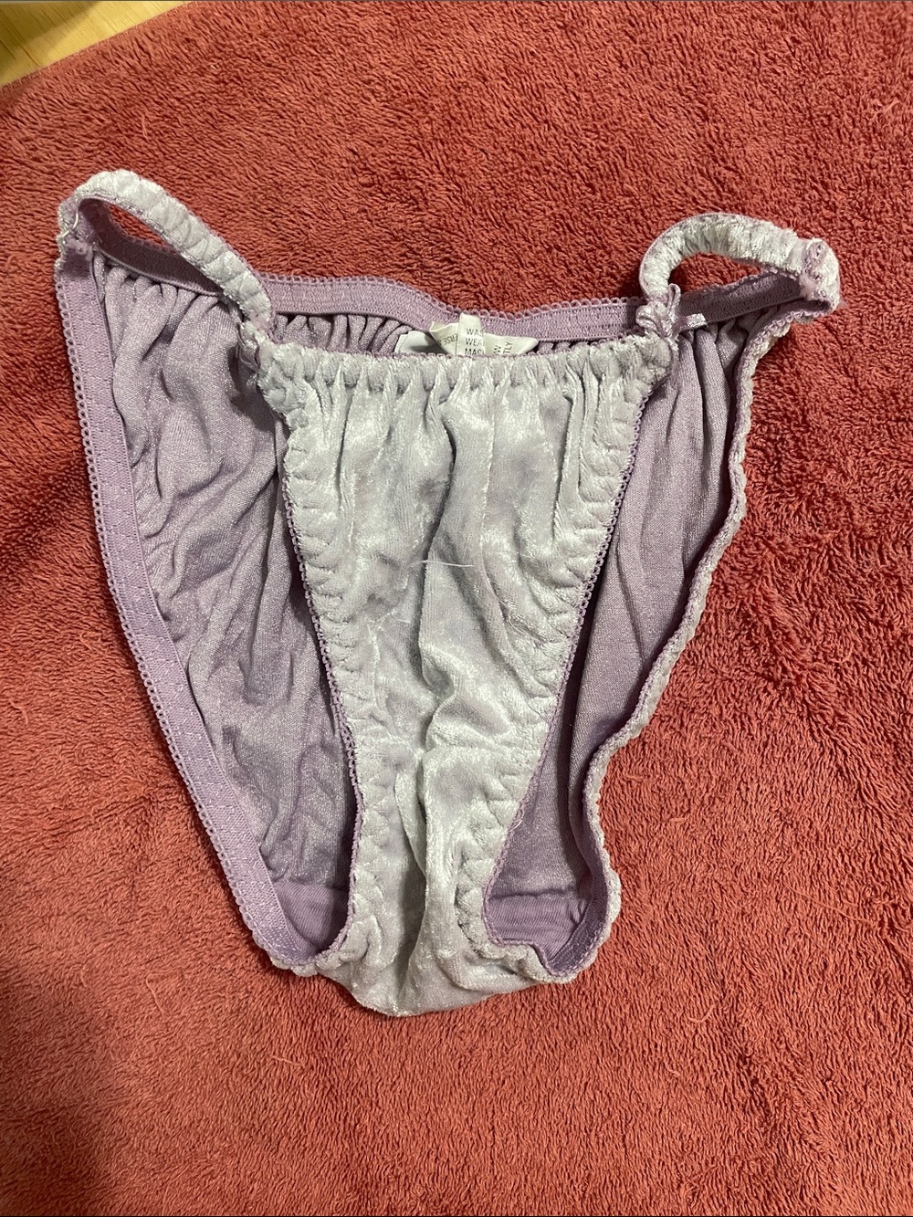 Xhilaration Light Lavender Velvet Bikini Panty
